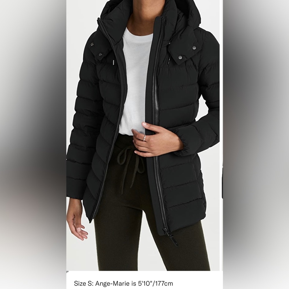 Mackage Black down jacket coat puffer Jazmin